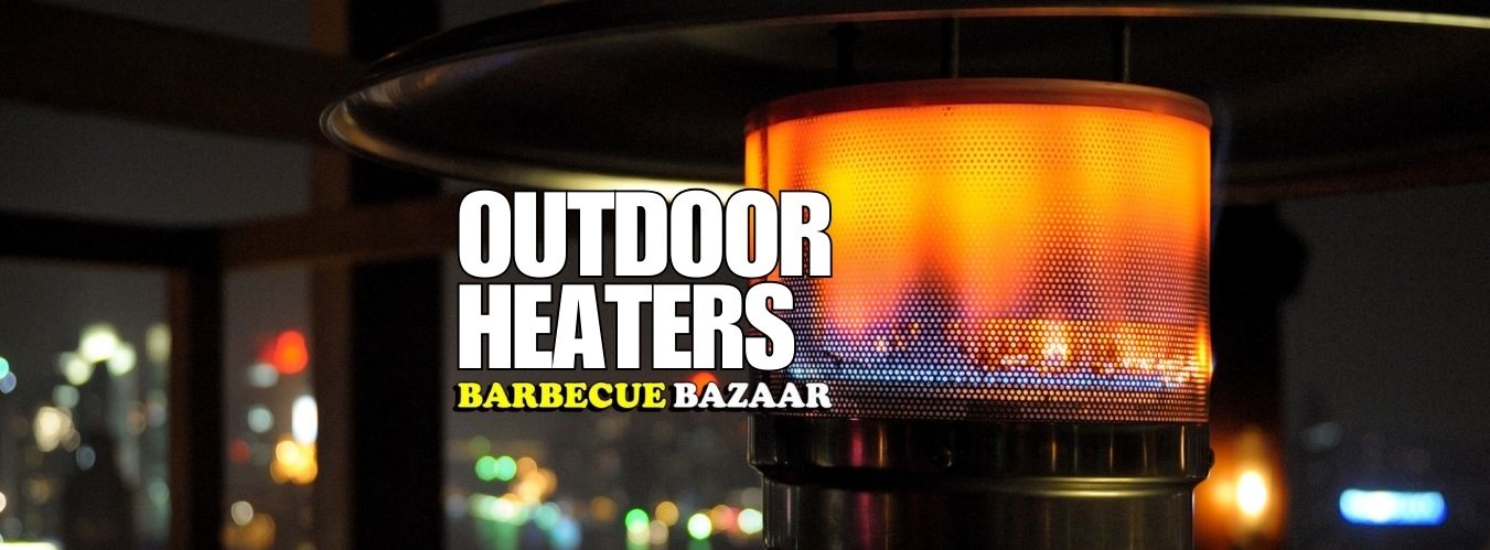 Outdoor heaters at Barbecue Bazaar