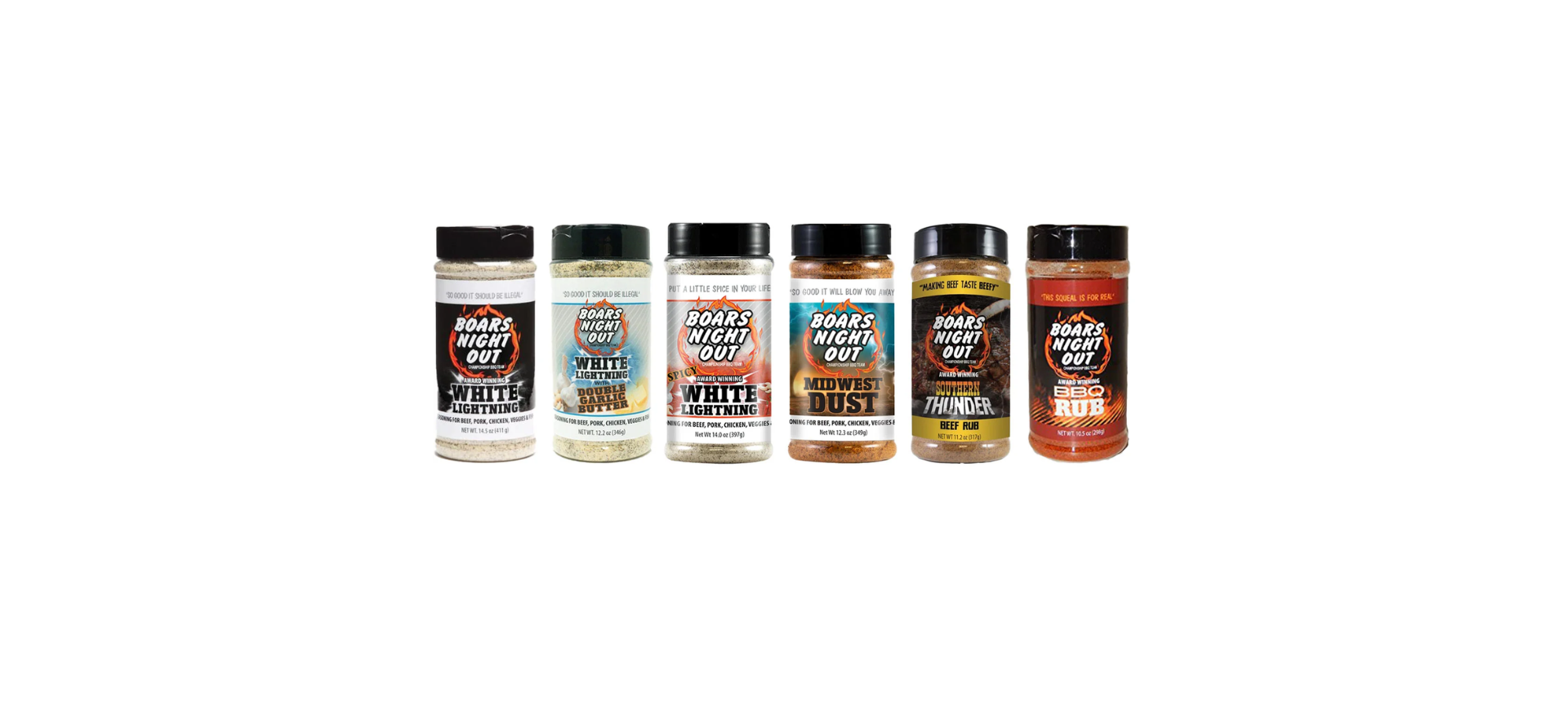 Boars night out rubs and sauces