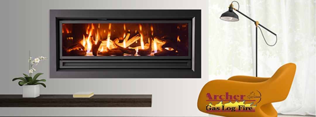 Archer gas log fire