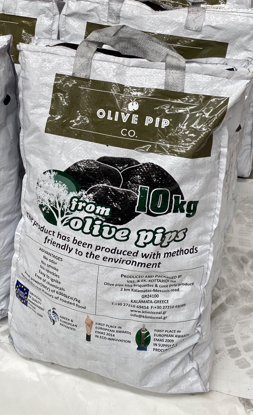 Olive pip natural briquettes 10kg