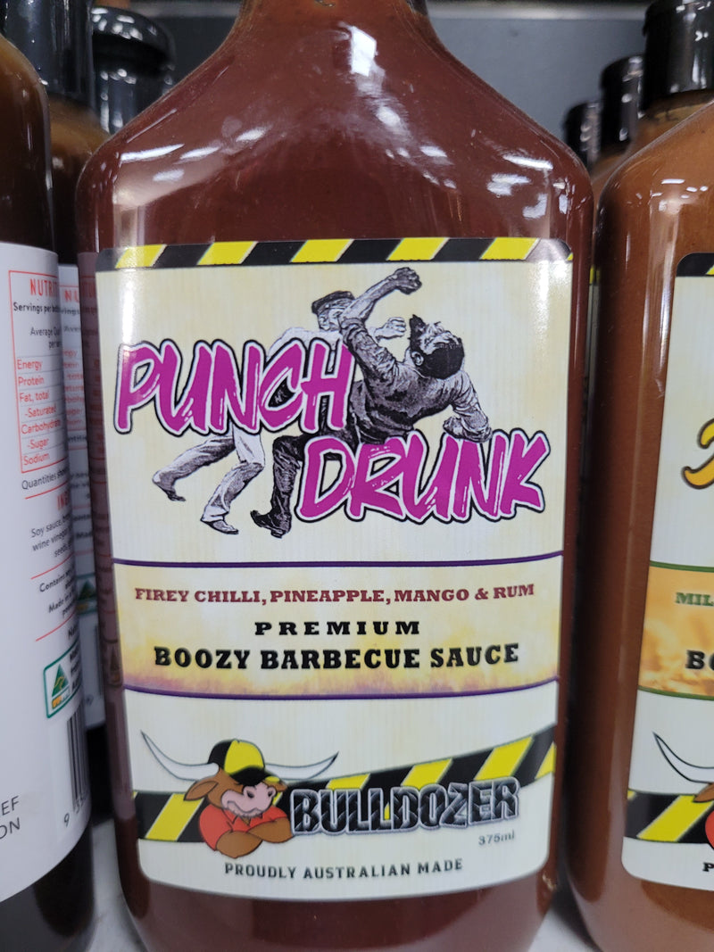 Bulldozer Punch Drunk Premium Boozy BBQ sauce