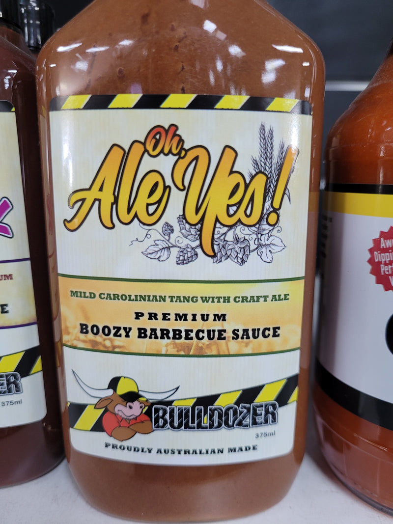 Bulldozer Oh, Ale YES! Boozy BBQ Sauce