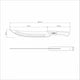 Tramontina Churrasco Black Butcher Knife 10"