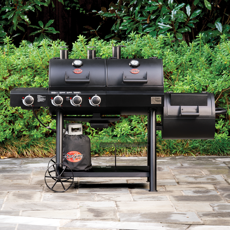 Char-Griller Texas Trio Gas & Charcoal Grill
