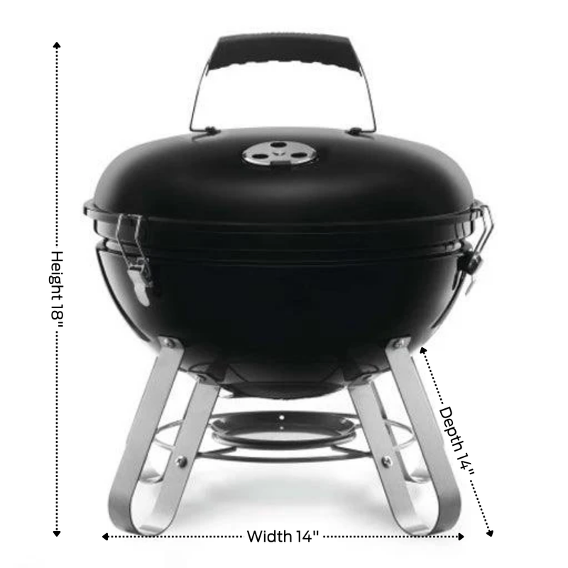 Napoleon 14-Inch Portable Charcoal Kettle Grill 