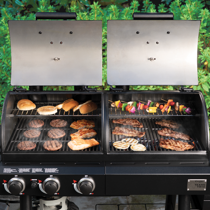 Char-Griller Texas Trio Gas & Charcoal Grill