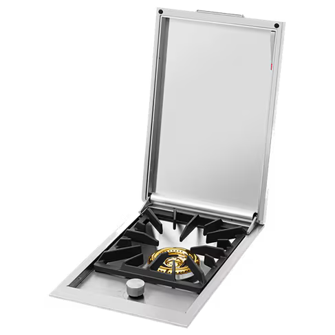 Beefeater Signature ProLine integrated side burner with Lid