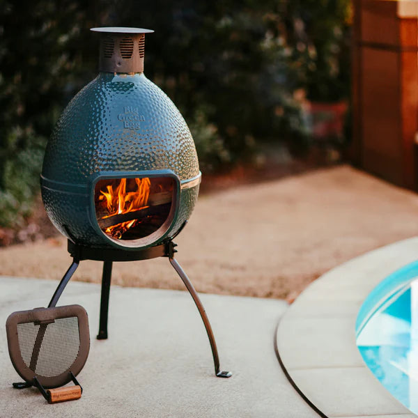 BIG GREEN EGG CHIMINEA - 50TH ANNIVERSARY