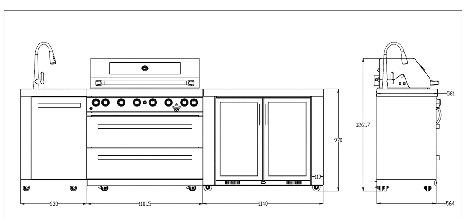 Everdure Kitchen Black