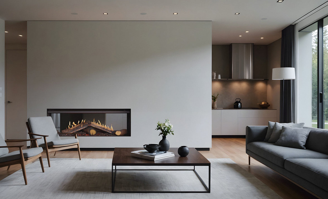 RINNAI LS1000F Double Sided Gas Logfire