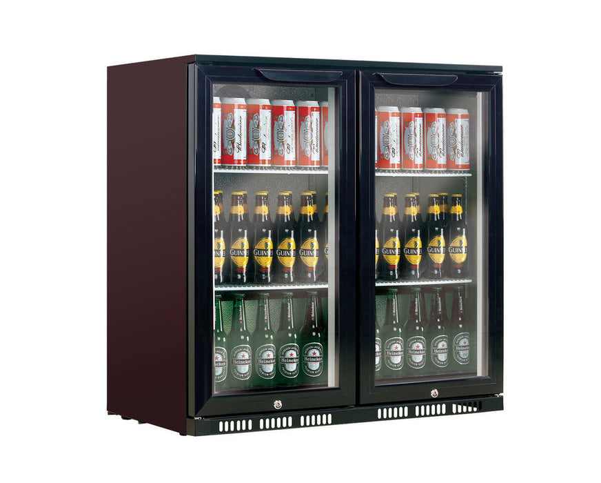 Heller Black 210L Bar Fridge