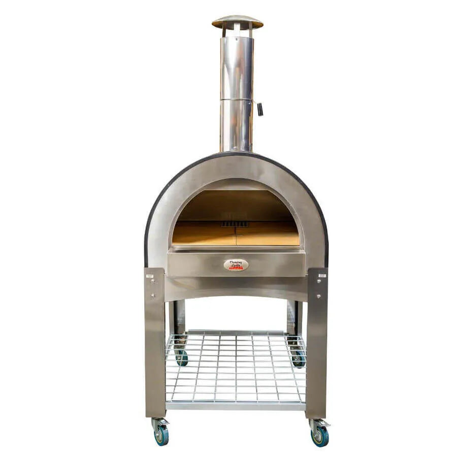 Flaming Coals Woodfired Pizza Oven Black