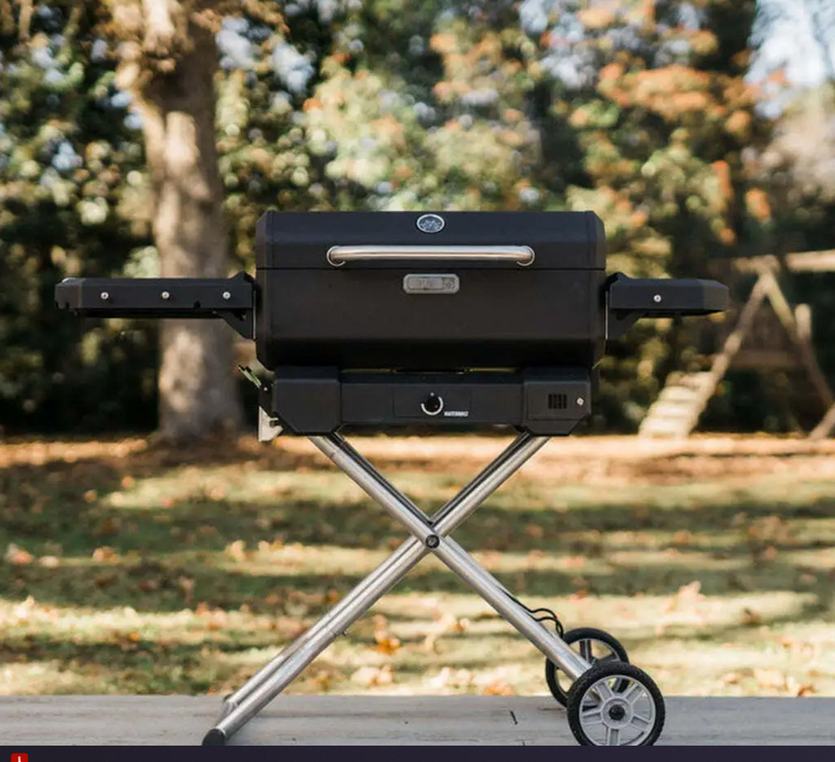 Masterbuilt Portable Charcoal Grill and Smoker with Cart