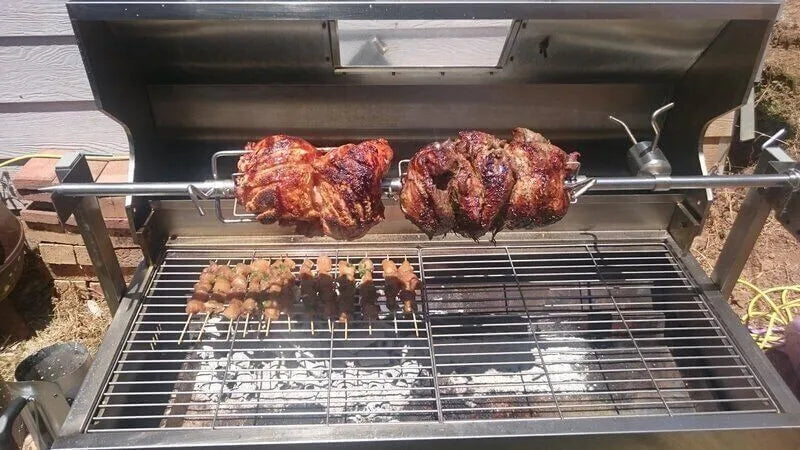 Flaming Coals Spartan Spit Roaster Stainless Steel 1500