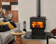 Saxon Blackwood Freestanding Heater