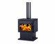 Saxon Blackwood Freestanding Heater