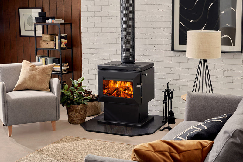 Saxon Blackwood Freestanding Heater Perth