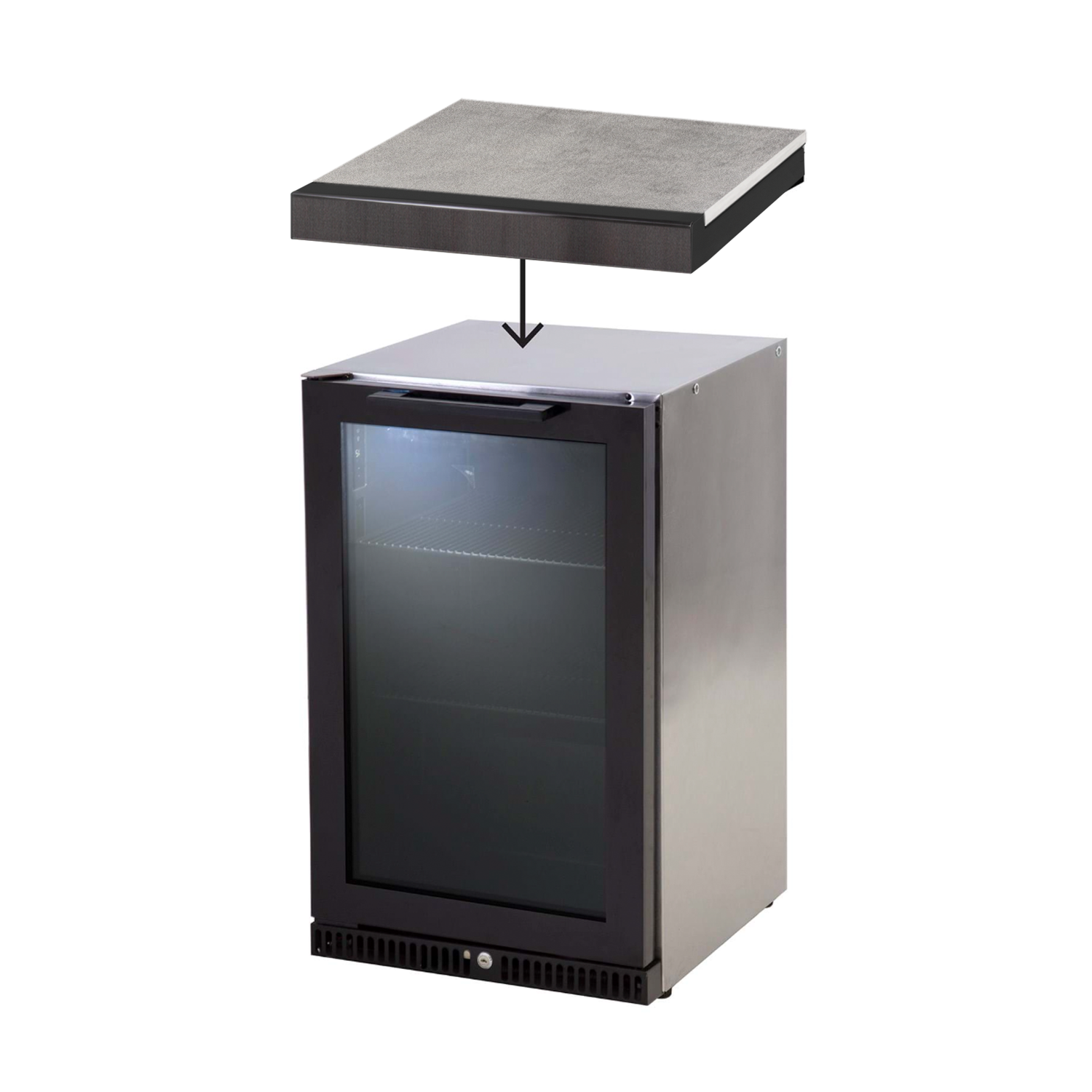GASMATE NOVA MK2 SINGLE FRIDGE TOP