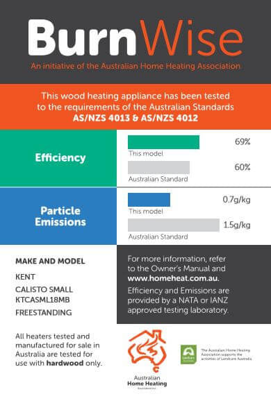 Kent Calisto Small Wood Heater
