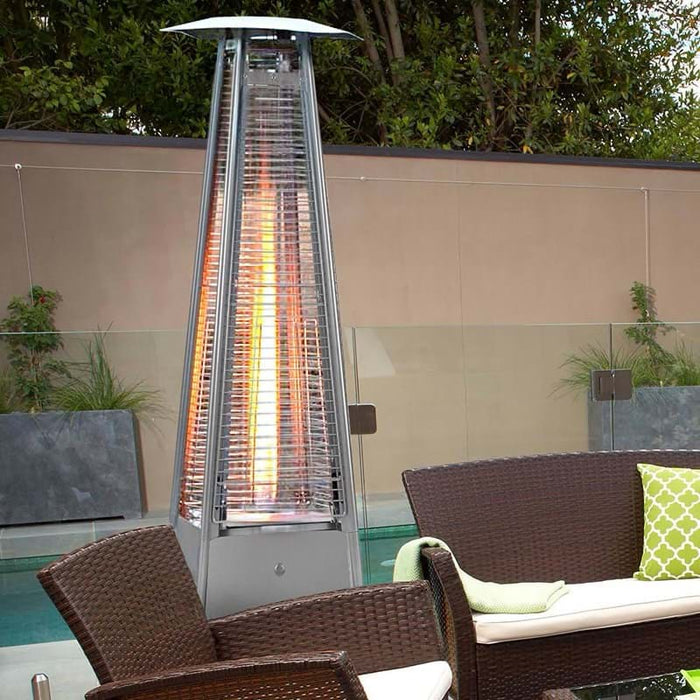 STELLAR BLACK PYRAMID FLAME HEATER