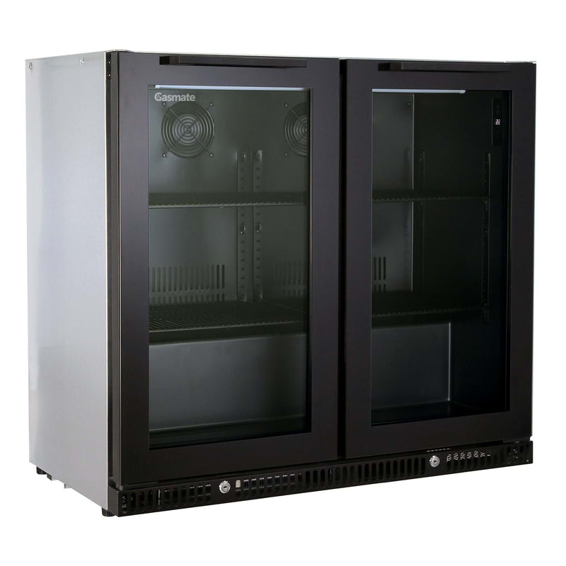 Gasmate 2 Door Premium Bar Fridge - 187L