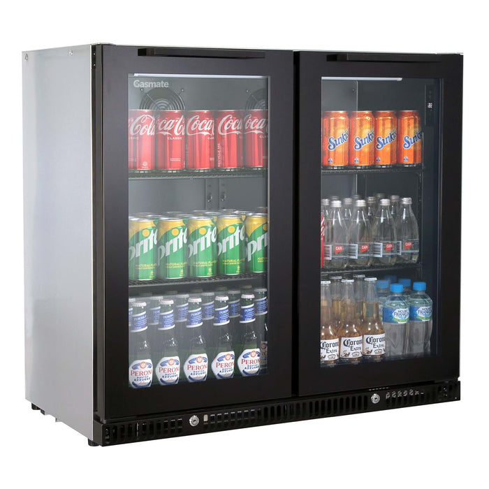 Gasmate 2 Door Premium Bar Fridge - 187L