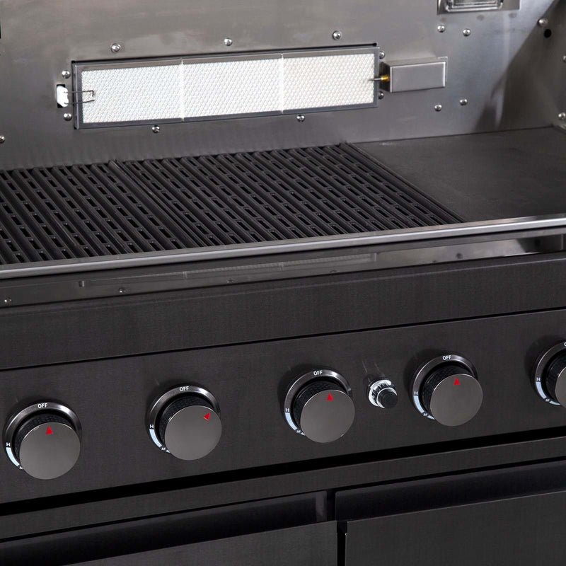 NOVA GRAPHITE 6 BURNER TWIN HOOD BBQ MK2