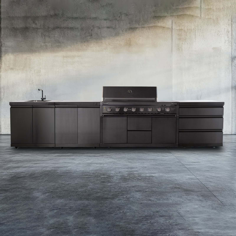Gasmate Nova MK2 Kitchen with Double Fridge & Sink