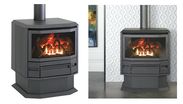 Archer FSP600 Freestanding Gas Log Fire