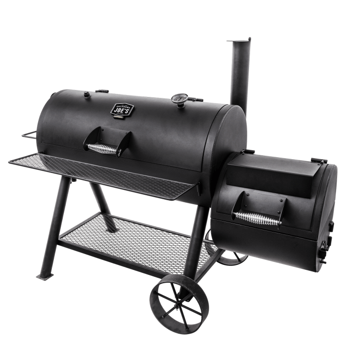 OKLAHOMA JOE HIGHLAND REVERSE FLOW OFFSET SMOKER