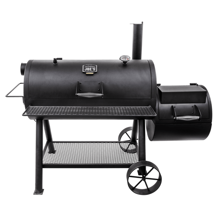 OKLAHOMA JOE HIGHLAND REVERSE FLOW OFFSET SMOKER