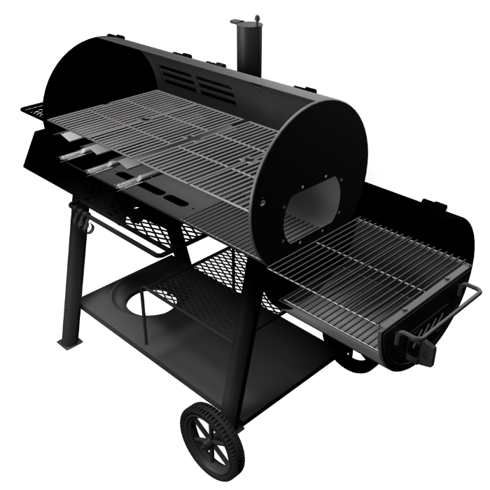 Oklahoma Joe's Canyon Combo Charcoal/Gas Smoker & Grill