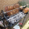 FLAMING COALS CYPRUS SPIT ROASTER DELUXE