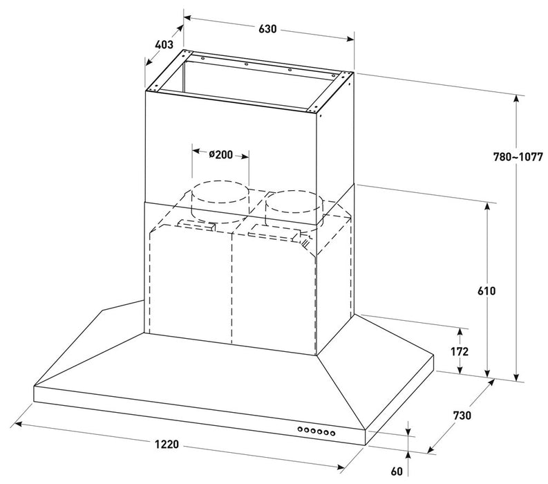 SIGNATURE PROLINE OUTDOOR CANOPY HOOD