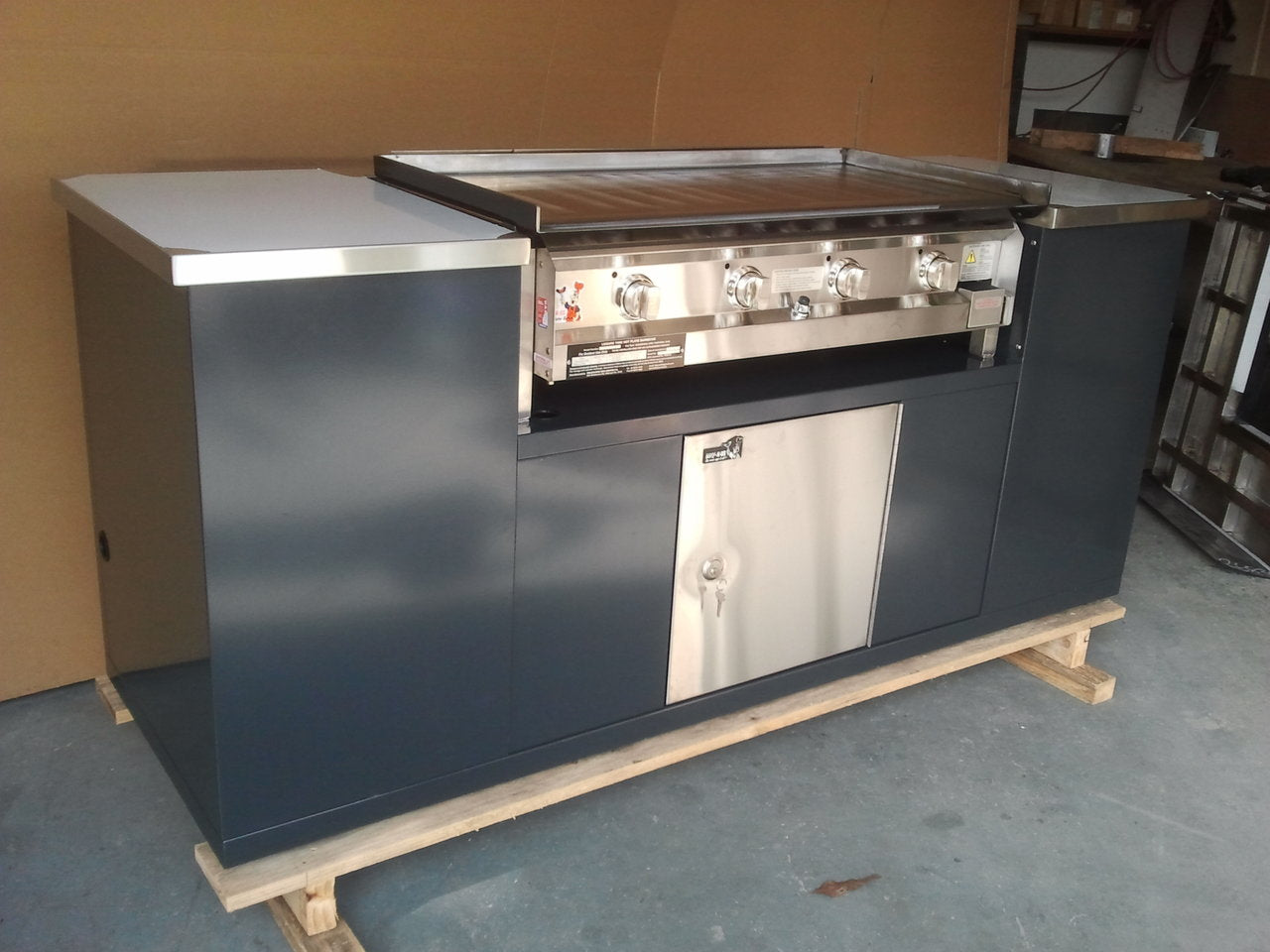 Hercules Flat Plate BBQ Inbuilt