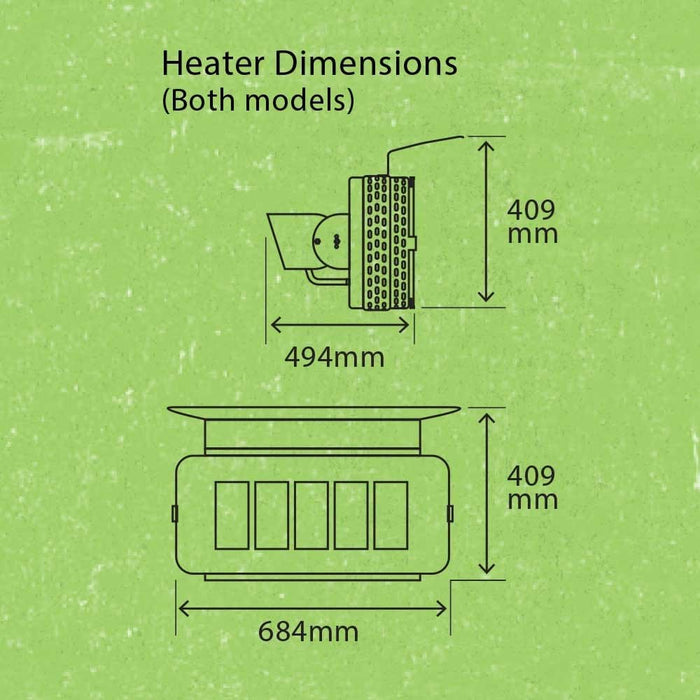 SOLARIS DELUXE CERAMIC RADIANT HEATER