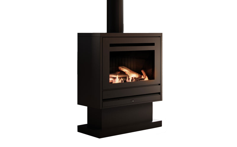 Rinnai SS850 Gas Log Fire Freestanding
